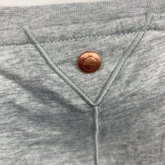 BMW Gray T-Shirt Woman’sLarge Rare Rose Gold BMW Button - Picture 6 of 8
